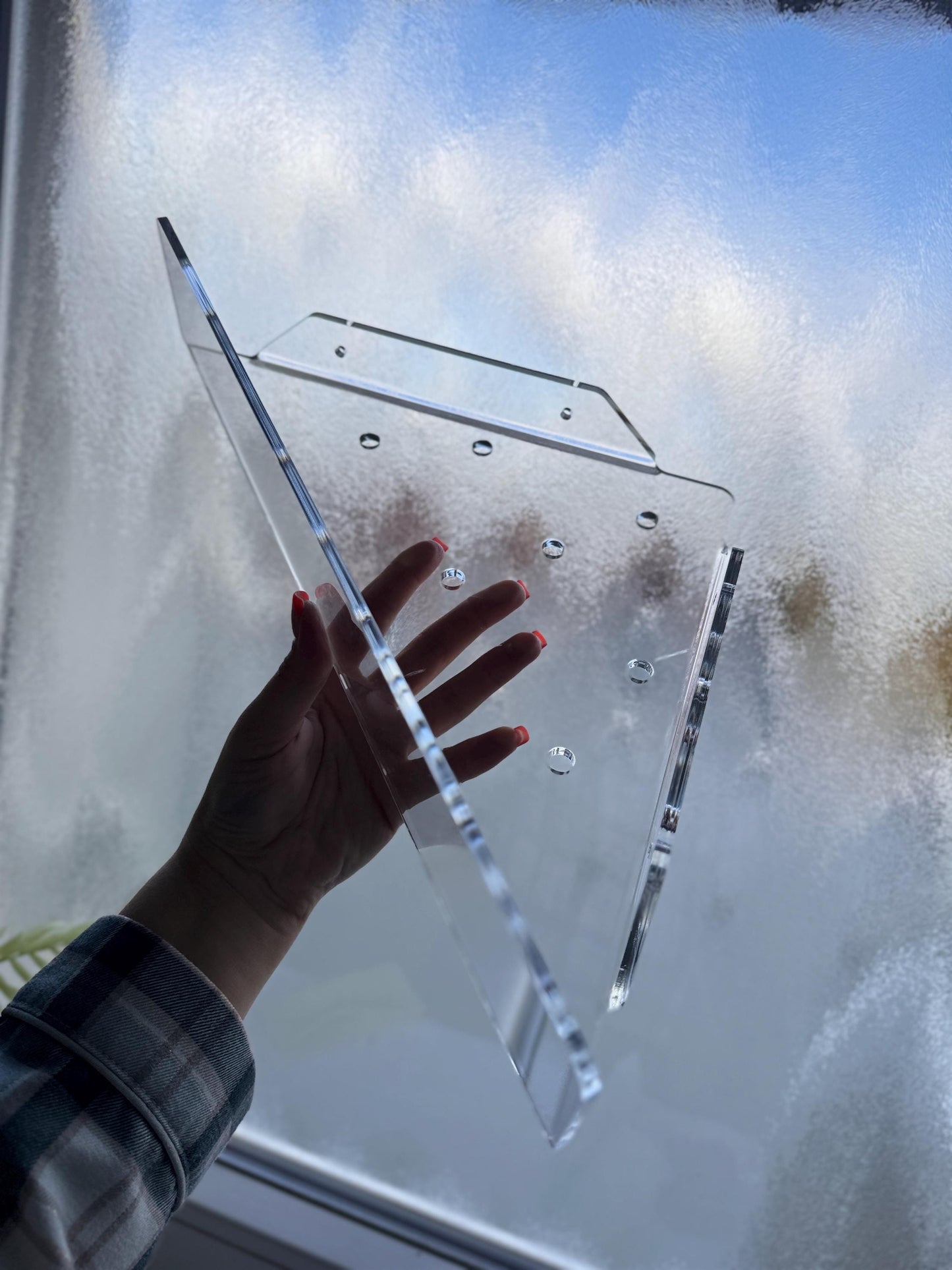 Corner Shower Shelf for Tile Wall No Drill Bathroom Organizer, Adhesive Corner Storage Rack for Shower. 1pc