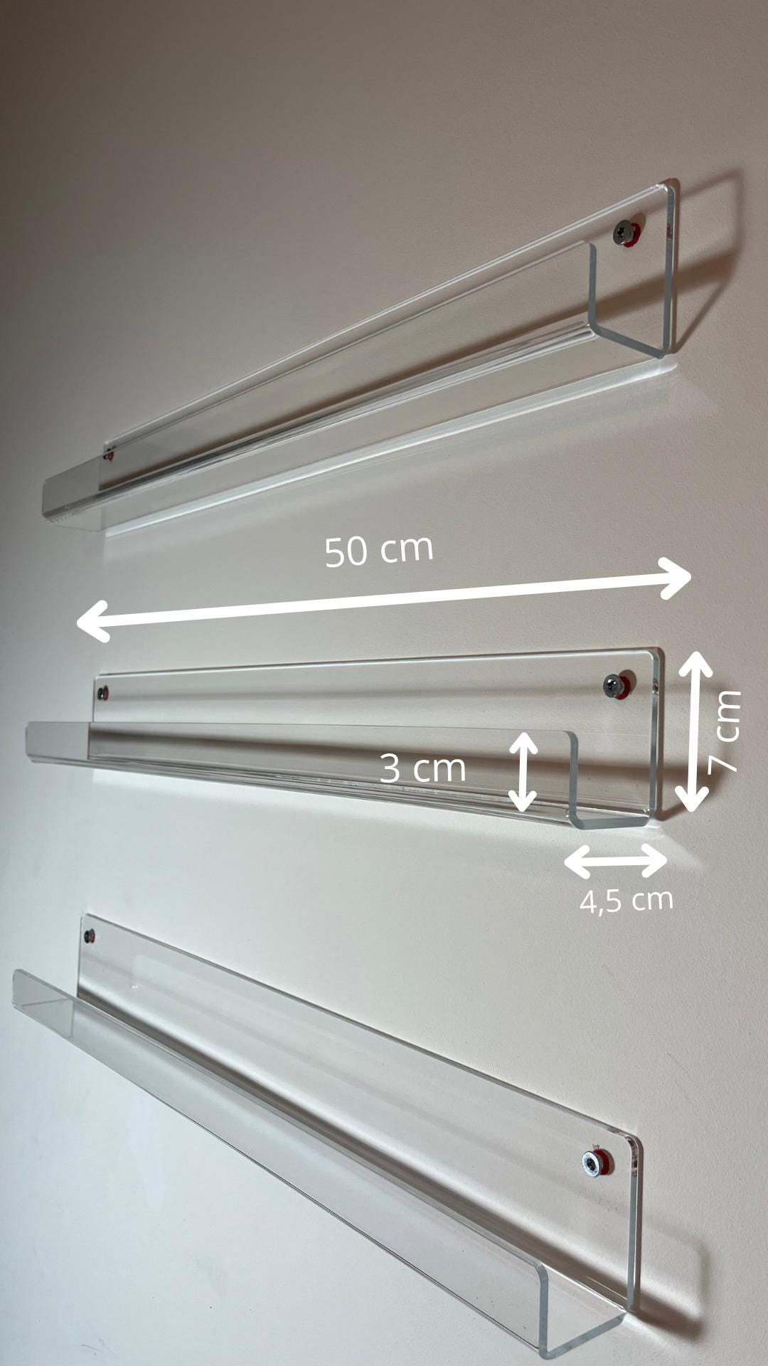 Wall-Mounted Gel Polish Rack Nail Polish Display Shelves for Beauty Salons and Nail Technicians Nail Studio Organizer. 3 rs.