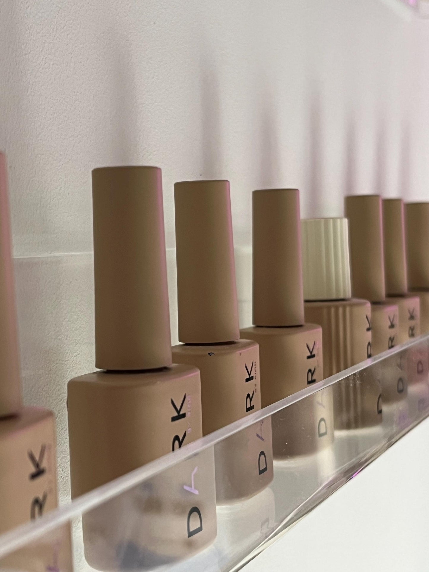 Wall-Mounted Gel Polish Rack Nail Polish Display Shelves for Beauty Salons and Nail Technicians Nail Studio Organizer. 3 rs.