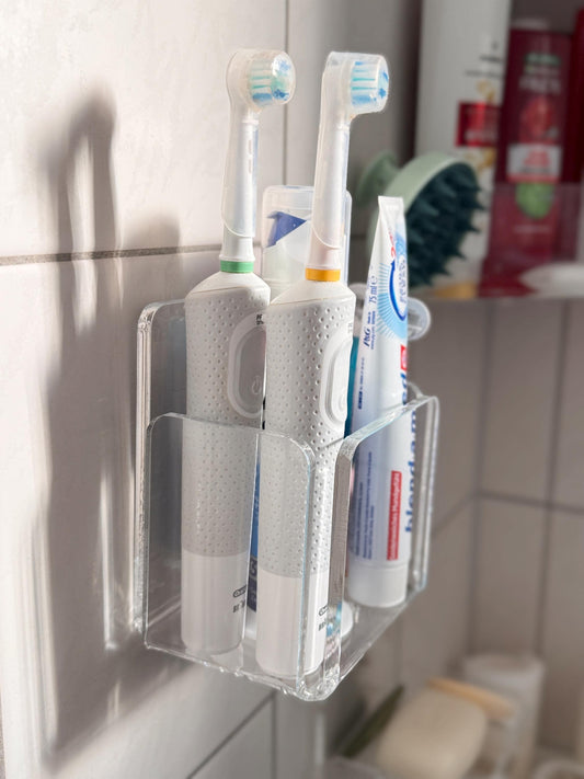 Shower Shelf Set Adhesive Bathroom Shelves for Tile Walls, No Drilling, Organizer for Soap, Toothbrush, Toothpaste, Razors, Combs